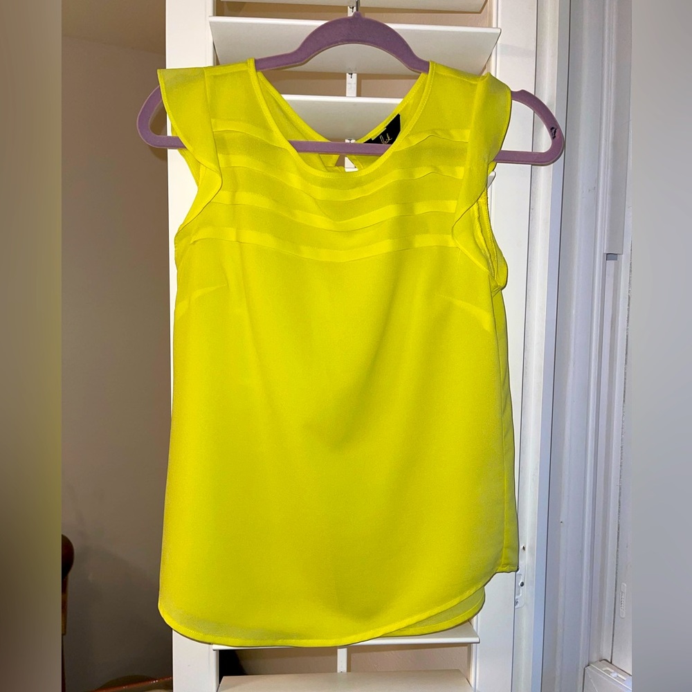 Yellow top, bought from boutique